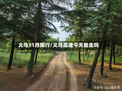 义马11月限行/义马高速今天能走吗-第2张图片