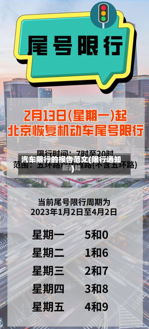 汽车限行的报告范文(限行通知)-第2张图片