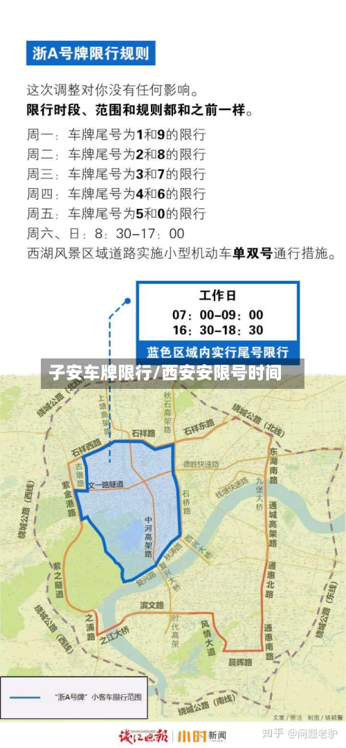 子安车牌限行/西安安限号时间-第1张图片