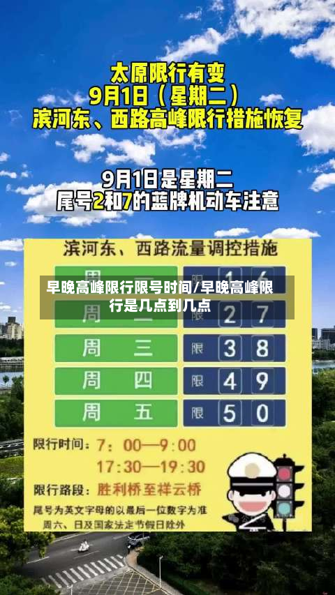早晚高峰限行限号时间/早晚高峰限行是几点到几点-第2张图片